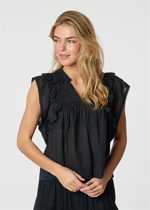 Jayla s voile top Navy Neo Noir 